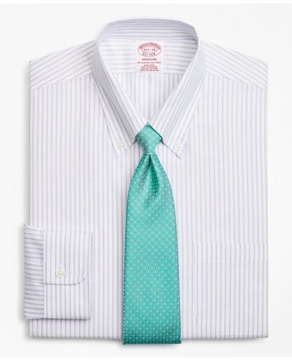 BrooksCool® Madison Relaxed-Fit Dress Shirt, Non-Iron Stripe, image 1