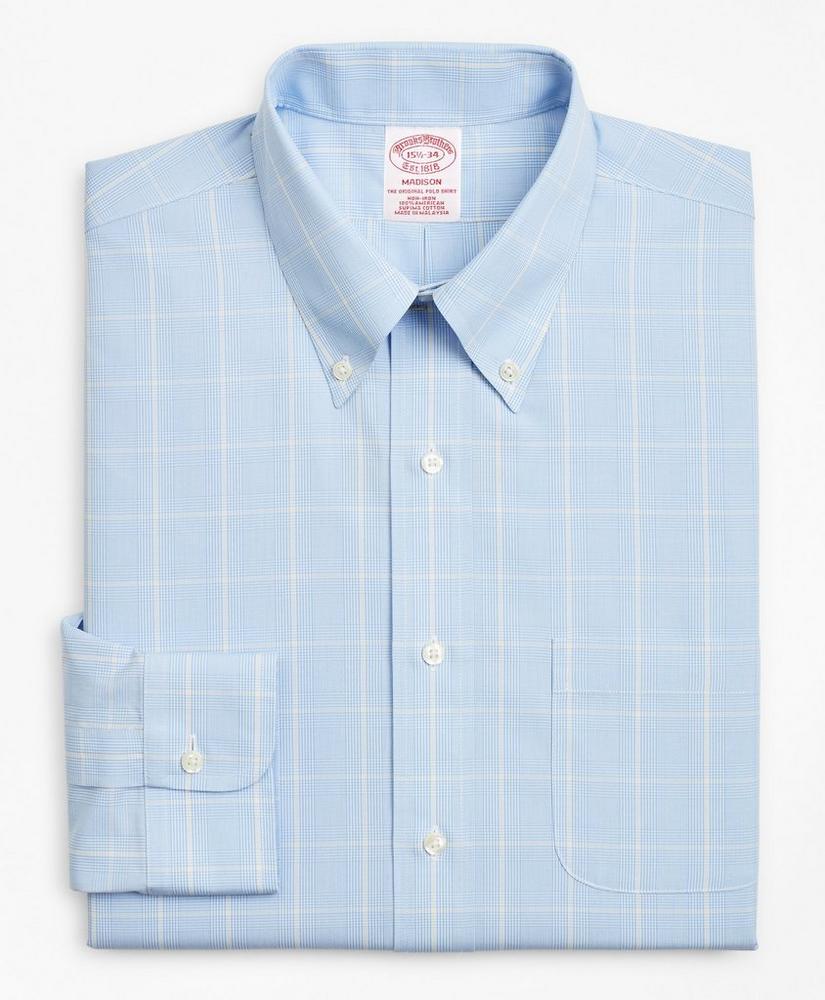 Madison Relaxed-Fit Dress Shirt, Non-Iron Glen Plaid, image 4