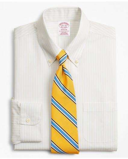Madison Relaxed-Fit Dress Shirt, Non-Iron Stripe, image 1