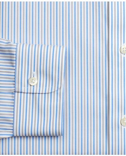 Stretch Madison Relaxed-Fit Dress Shirt, Non-Iron Alternating Stripe, image 3