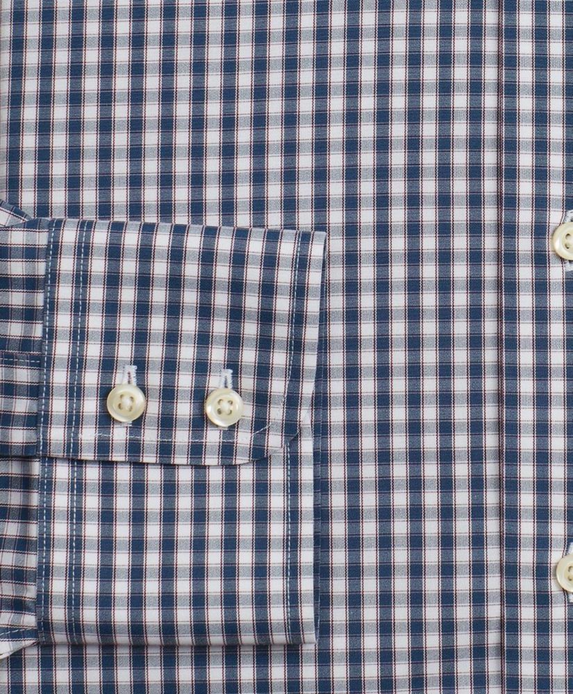 Stretch Madison Relaxed-Fit Dress Shirt, Non-Iron Check, image 3