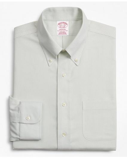 BrooksCool® Madison Relaxed-Fit Dress Shirt, Non-Iron Stripe, image 4