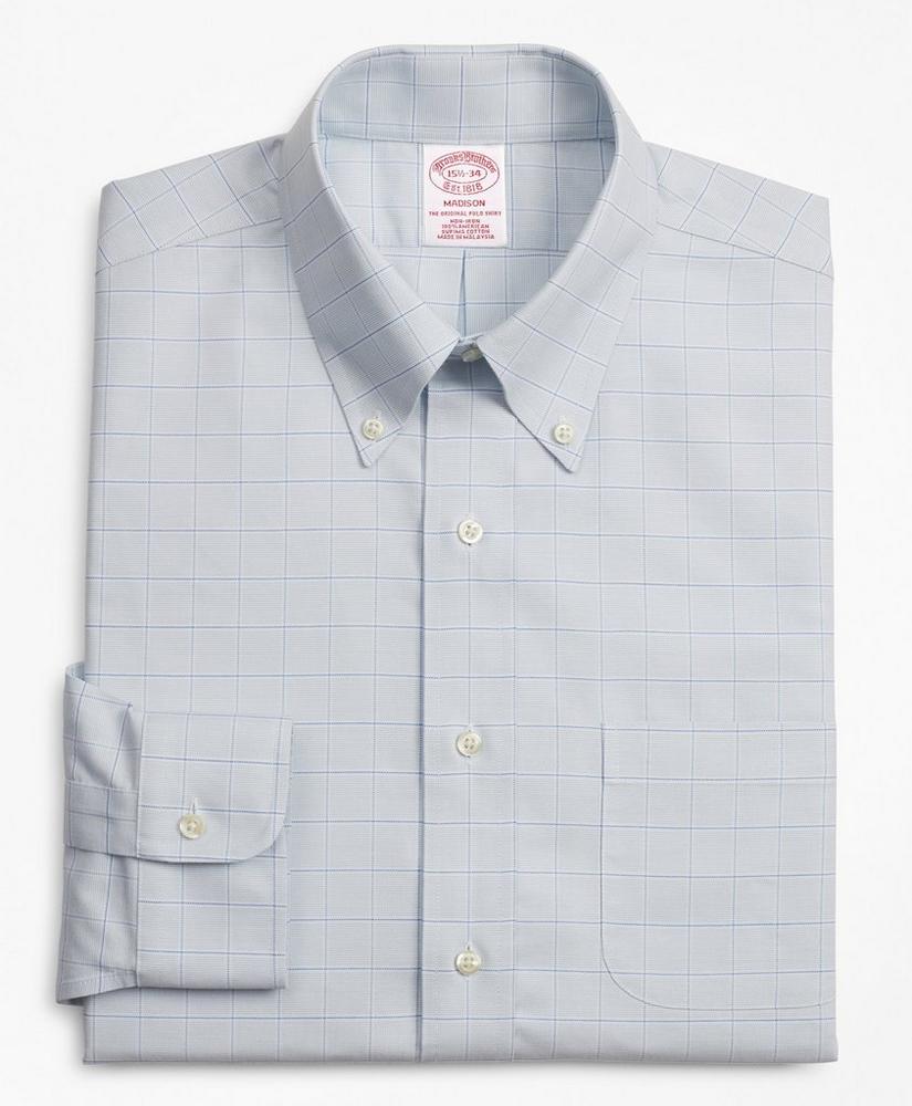 Brooks Brothers Cool Madison Relaxed-Fit Dress Shirt, Non-Iron Windowpane, image 4