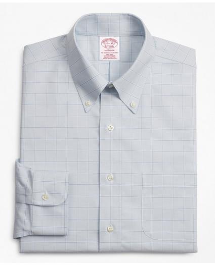 Brooks Brothers Cool Madison Relaxed-Fit Dress Shirt, Non-Iron Windowpane, image 4