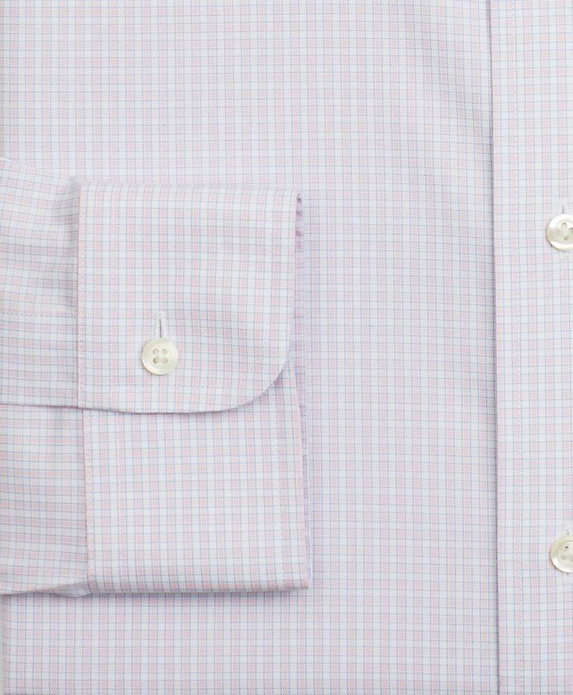 Stretch Madison Relaxed-Fit Dress Shirt, Non-Iron Micro-Check, image 3