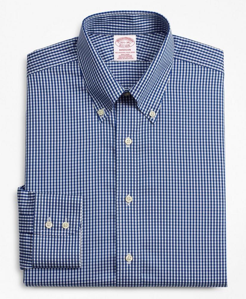 Madison Relaxed-Fit Dress Shirt, Non-Iron Gingham, image 4