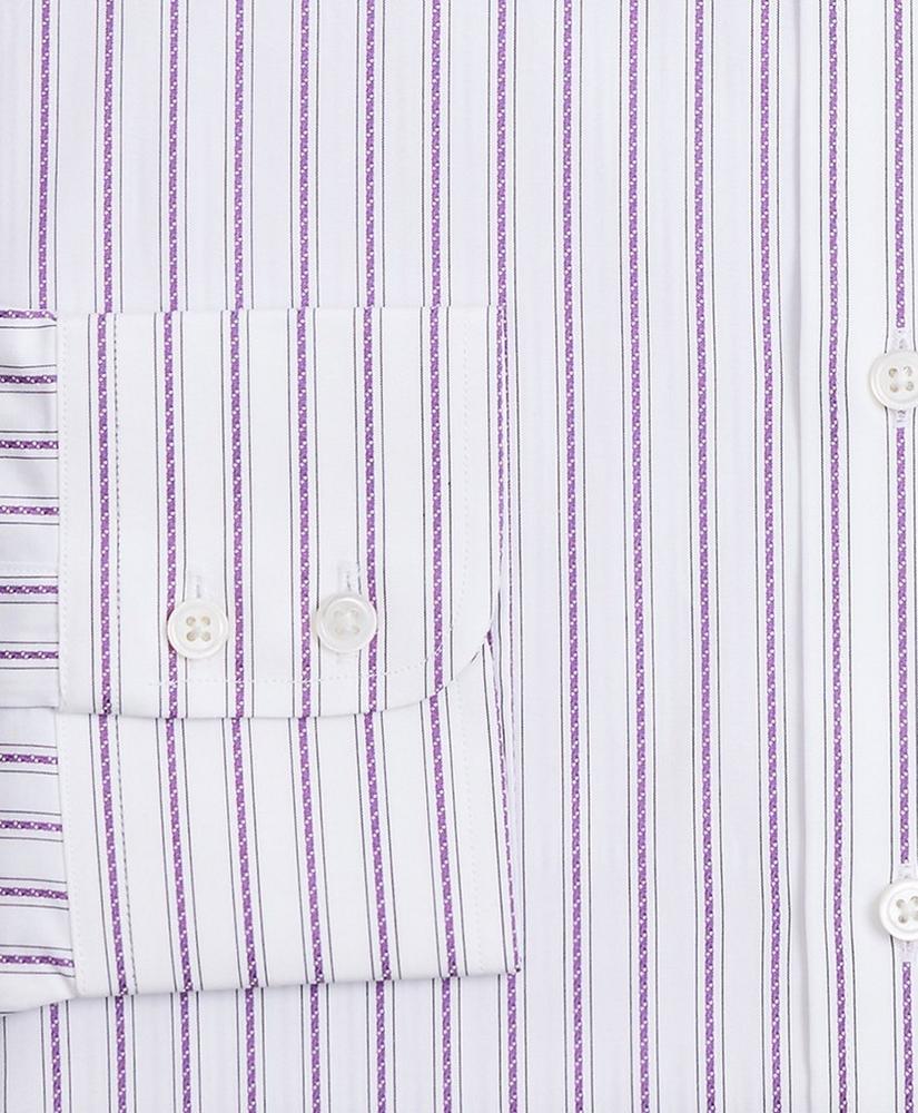 Luxury Collection Madison Relaxed-Fit Dress Shirt, Button-Down Collar Stripe, image 3