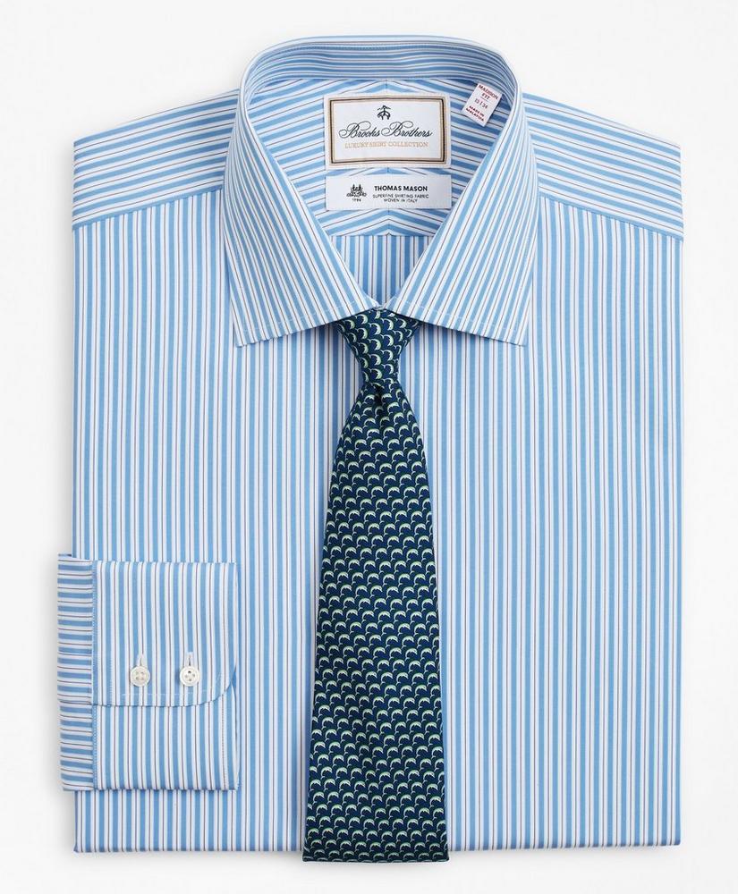 Luxury Collection Madison Relaxed-Fit Dress Shirt, Franklin Spread Collar Pinstripe, image 1