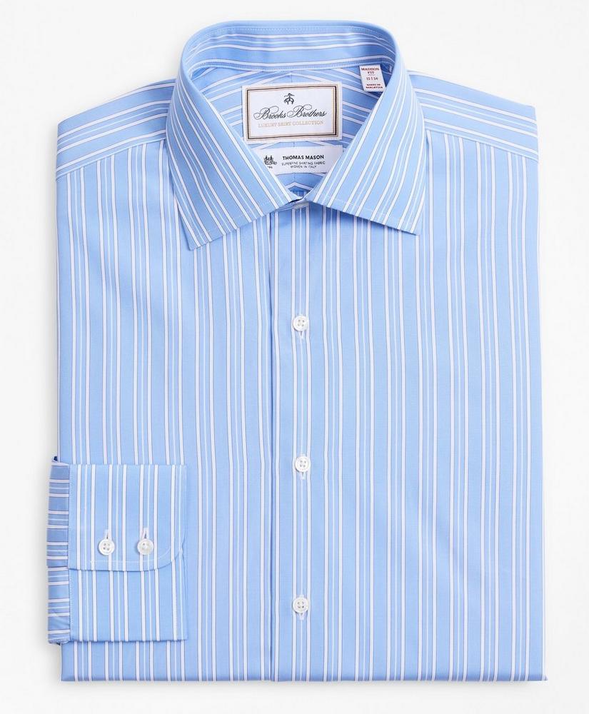 Luxury Collection Madison Relaxed-Fit Dress Shirt, Franklin Spread Collar Ribbon Stripe, image 4