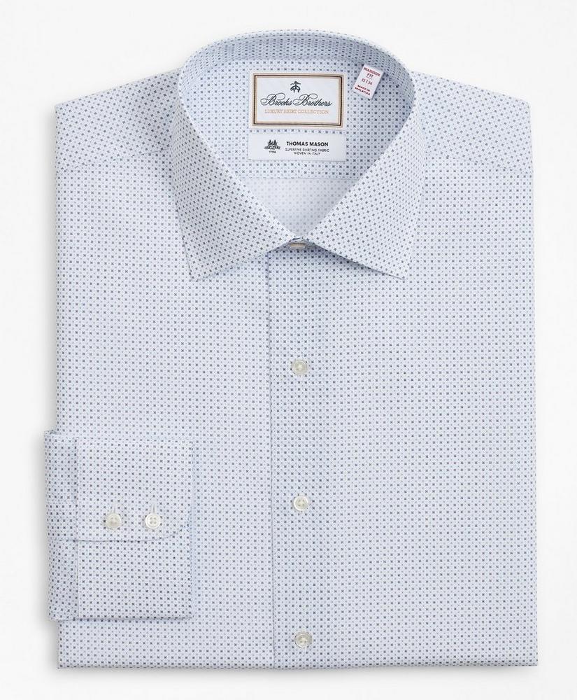 Luxury Collection Madison Relaxed-Fit Dress Shirt, Franklin Spread Collar Geo Print, image 4
