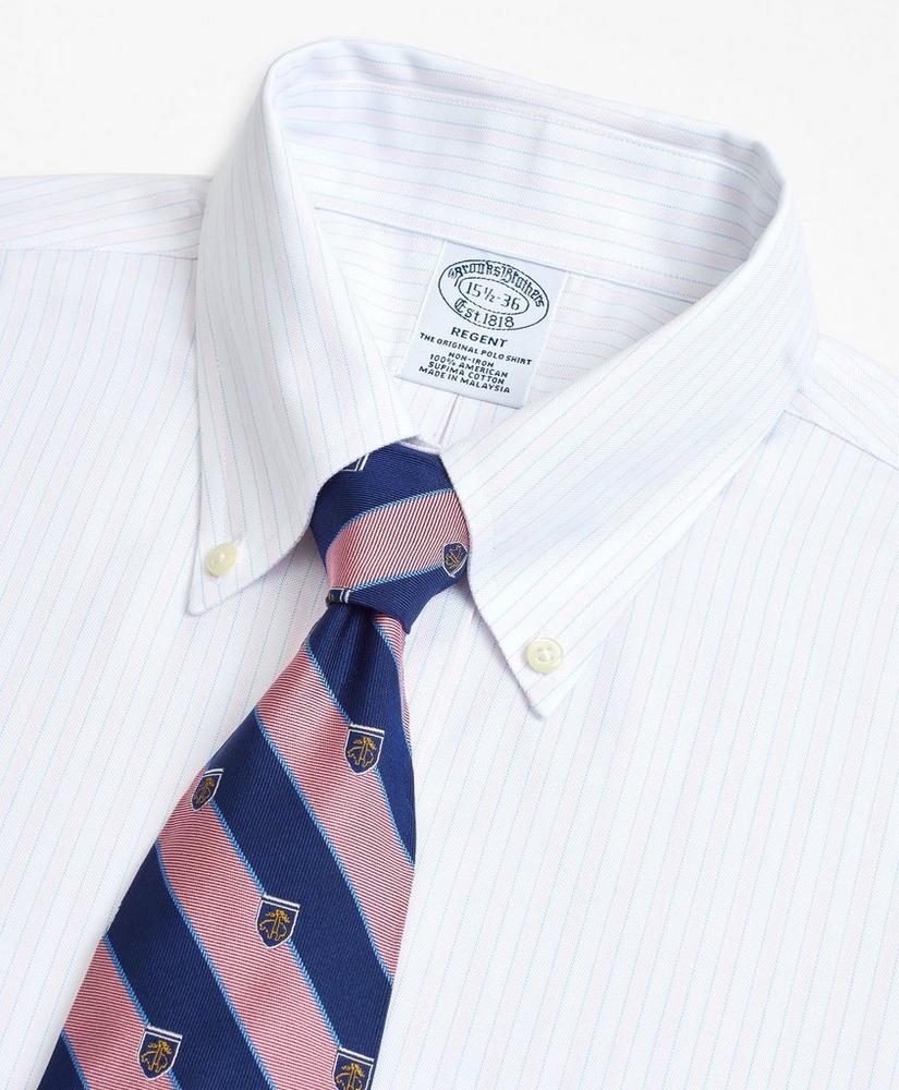 Brooks Brothers Cool Regent Regular-Fit Dress Shirt, Non-Iron Stripe, image 2