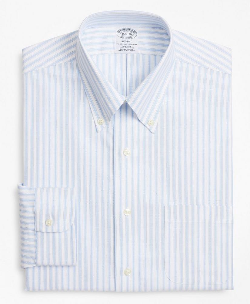 BrooksCool® Regent Regular-Fit Dress Shirt, Non-Iron Stripe, image 4