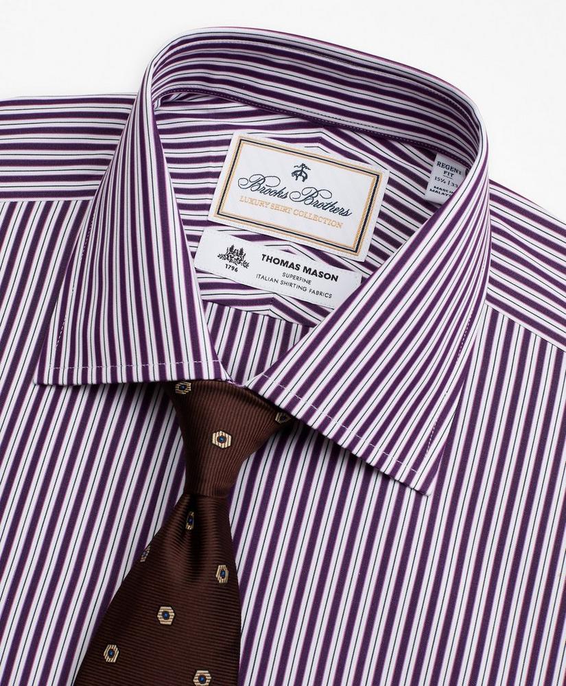 Luxury Collection Regent Regular-Fit Dress Shirt, Franklin Spread Collar Double-Stripe, image 2