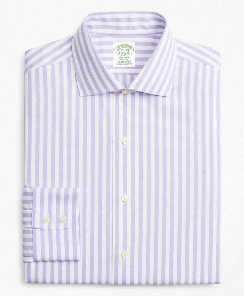 Brooks Brothers Luxury Stripe Dress Shirt Extra Slim Fit Milano 16 x 35 $185 