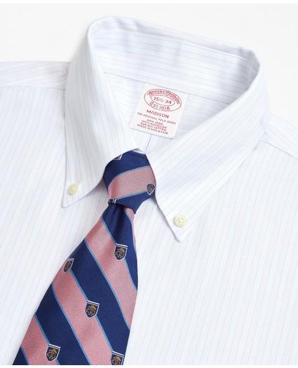 BrooksCool® Madison Relaxed-Fit Dress Shirt, Non-Iron Stripe, image 2