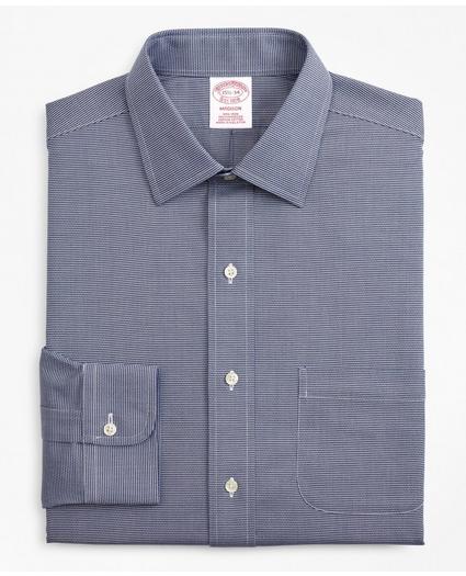 Madison Relaxed-Fit Dress Shirt, Non-Iron Micro-Check, image 4