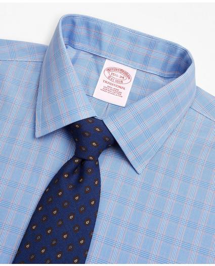 Traditional Extra-Relaxed-Fit Dress Shirt, Non-Iron Glen Plaid, image 2