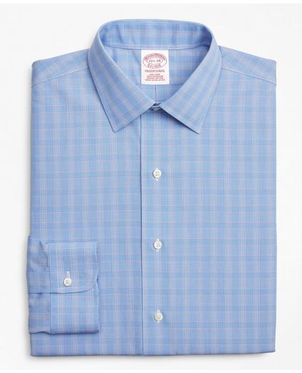 Traditional Extra-Relaxed-Fit Dress Shirt, Non-Iron Glen Plaid, image 4