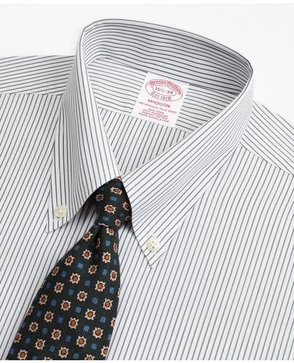 Madison Relaxed-Fit Dress Shirt, Non-Iron Stripe, image 2