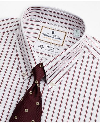 Luxury Collection Madison Relaxed-Fit Dress Shirt, Button-Down Collar Stripe, image 2