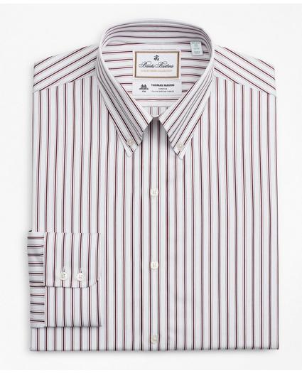 Luxury Collection Madison Relaxed-Fit Dress Shirt, Button-Down Collar Stripe, image 4