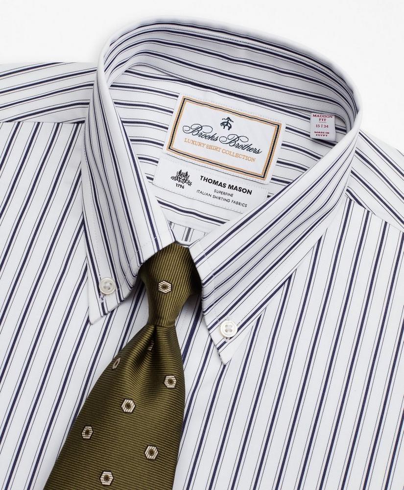 Luxury Collection Madison Relaxed-Fit Dress Shirt, Button-Down Collar Stripe, image 2