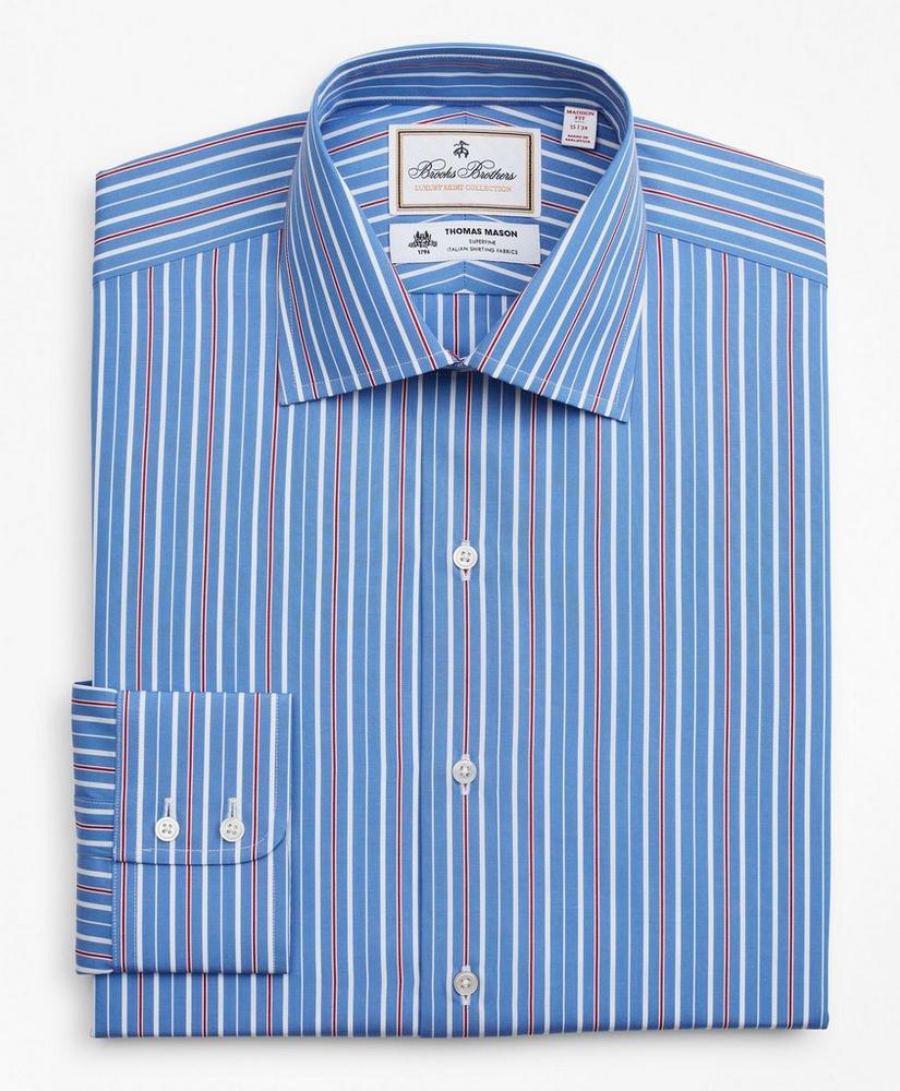 Luxury Collection Madison Relaxed-Fit Dress Shirt, Franklin Spread Collar Multi-Stripe, image 4