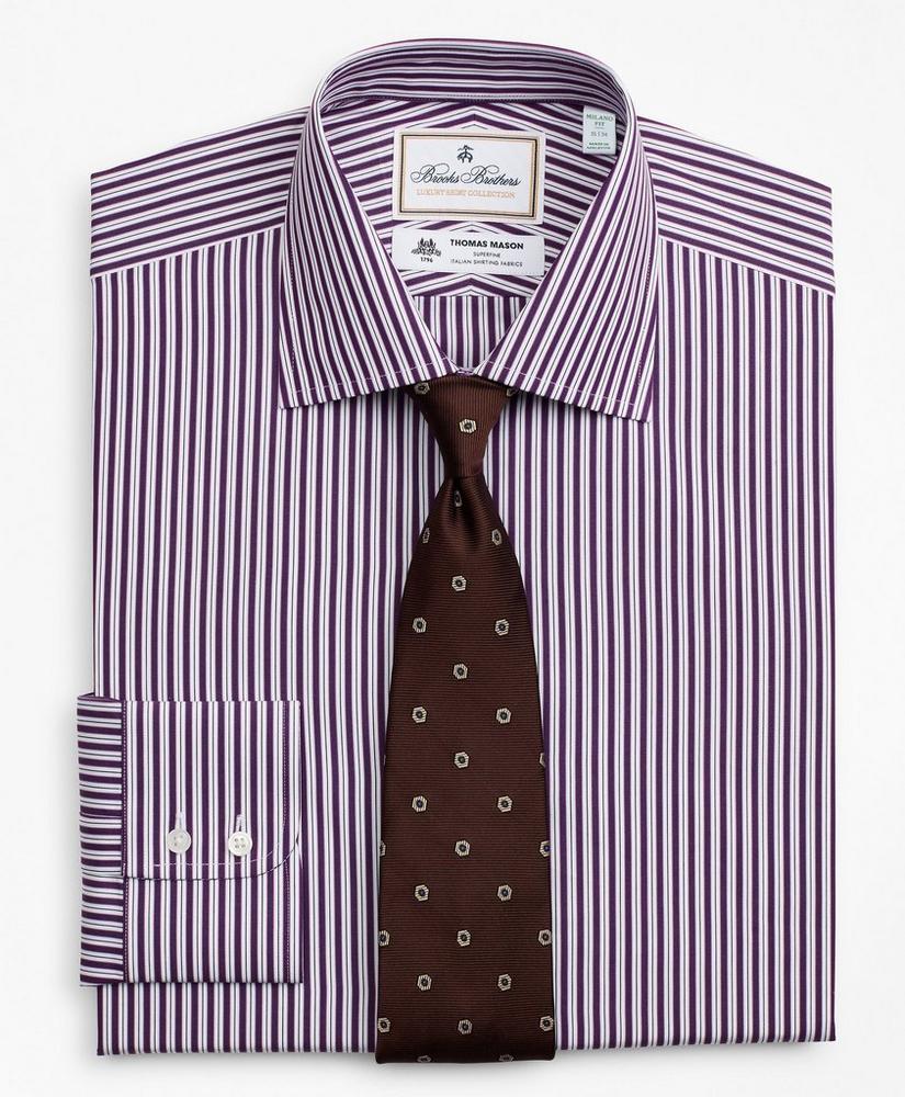 Luxury Collection Madison Relaxed-Fit Dress Shirt, Franklin Spread Collar Double-Stripe, image 1