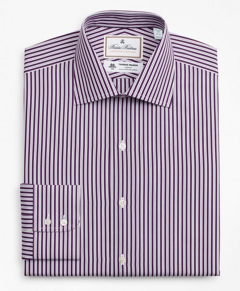 Luxury Collection Madison Relaxed-Fit Dress Shirt, Franklin Spread Collar Double-Stripe, image 4