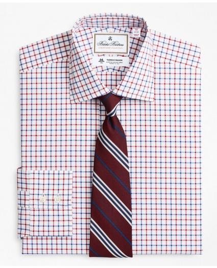 Luxury Collection Madison Relaxed-Fit Dress Shirt, Franklin Spread Collar Bold Windowpane, image 1