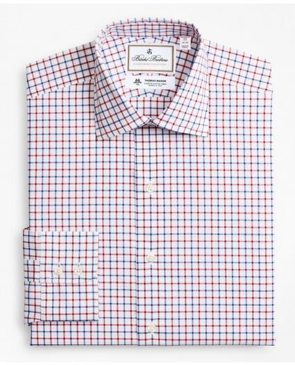 Luxury Collection Madison Relaxed-Fit Dress Shirt, Franklin Spread Collar Bold Windowpane, image 4