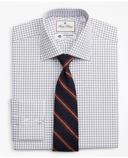 Luxury Collection Madison Relaxed-Fit Dress Shirt, Franklin Spread Collar Fine Windowpane, image 1