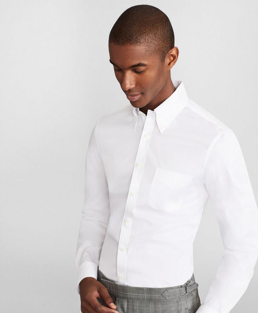 Soho Extra-Slim Fit Dress Shirt, Performance Non-Iron with COOLMAX®, Button-Down Collar Broadcloth, image 1
