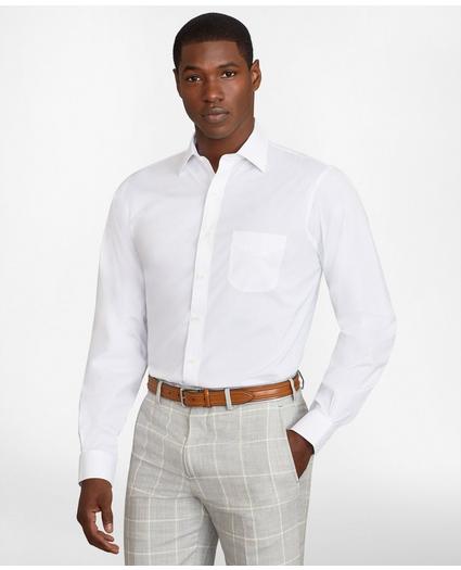Regent Regular-Fit Dress Shirt, Performance Non-Iron with COOLMAX®, Ainsley Collar Broadcloth, image 1