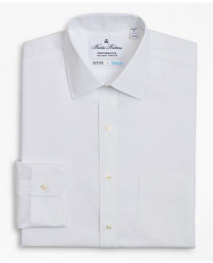 Regent Regular-Fit Dress Shirt, Performance Non-Iron with COOLMAX®, Ainsley Collar Broadcloth, image 5
