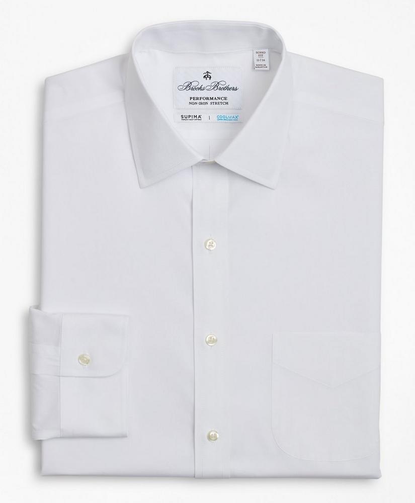 Soho Extra-Slim Fit Dress Shirt, Performance Non-Iron with COOLMAX®, Ainsley Collar Broadcloth, image 5