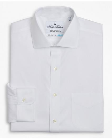 Regent Regular-Fit Dress Shirt, Performance Non-Iron with COOLMAX®, English Spread Collar Broadcloth, image 5