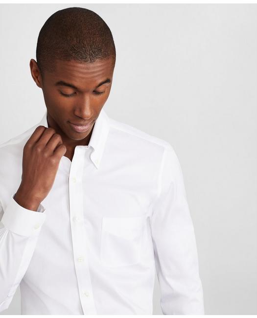 NWT Brooks Brothers White Dress Shirt 16-33 Slim MSRP $180 