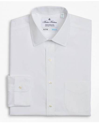 Milano Slim Fit Dress Shirt, Performance Non-Iron with COOLMAX®, Ainsley Collar Twill, image 5