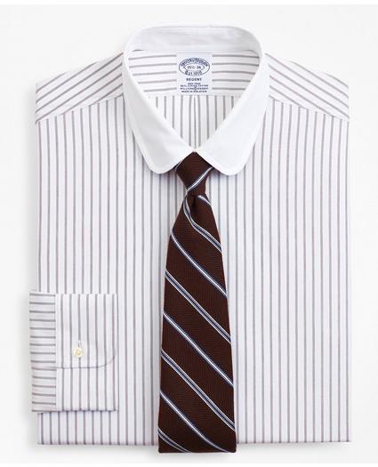 Stretch Regent Regular-Fit Dress Shirt, Dotted-Stripe, image 1