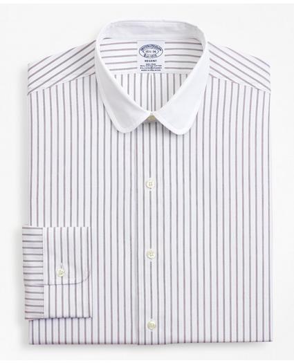 Stretch Regent Regular-Fit Dress Shirt, Dotted-Stripe, image 4