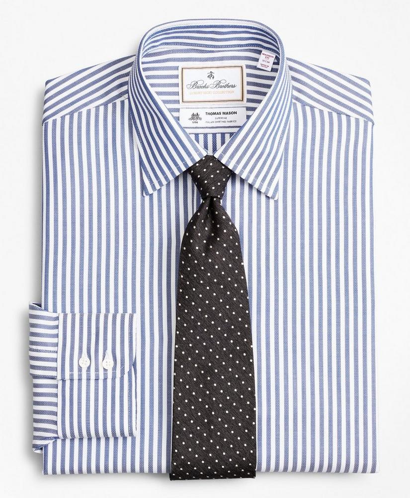 Luxury Collection Madison Relaxed-Fit Dress Shirt, Franklin Spread Collar Bengal Stripe, image 1