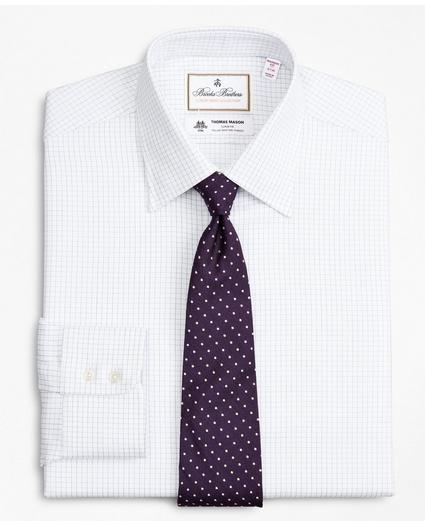 Luxury Collection Madison Relaxed-Fit Dress Shirt, Franklin Spread Collar Fine Windowpane, image 1
