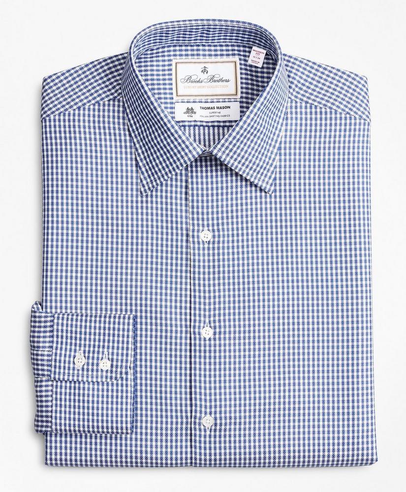 Luxury Collection Madison Relaxed-Fit Dress Shirt, Franklin Spread Collar Gingham, image 4