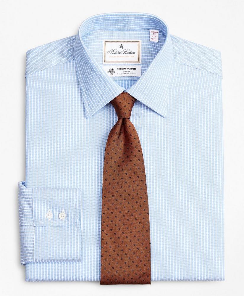 Luxury Collection Madison Relaxed-Fit Dress Shirt, Franklin Spread Collar Ground Stripe, image 1