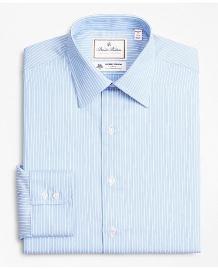 Luxury Collection Madison Relaxed-Fit Dress Shirt, Franklin Spread Collar Ground Stripe, image 4