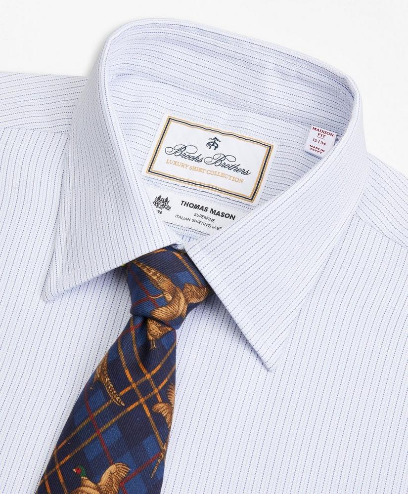 Luxury Collection Madison Relaxed-Fit Dress Shirt, Franklin Spread Collar  Textured Stripe, image 2