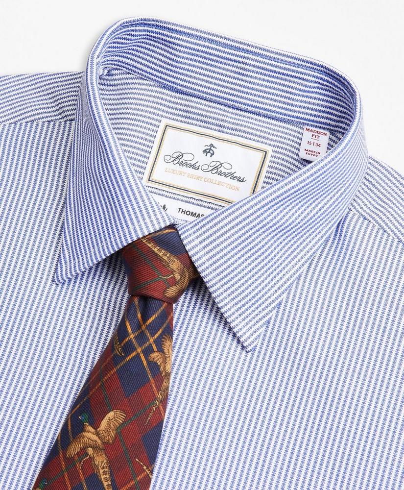 Luxury Collection Madison Relaxed-Fit Dress Shirt, Franklin Spread Collar Track Stripe, image 2