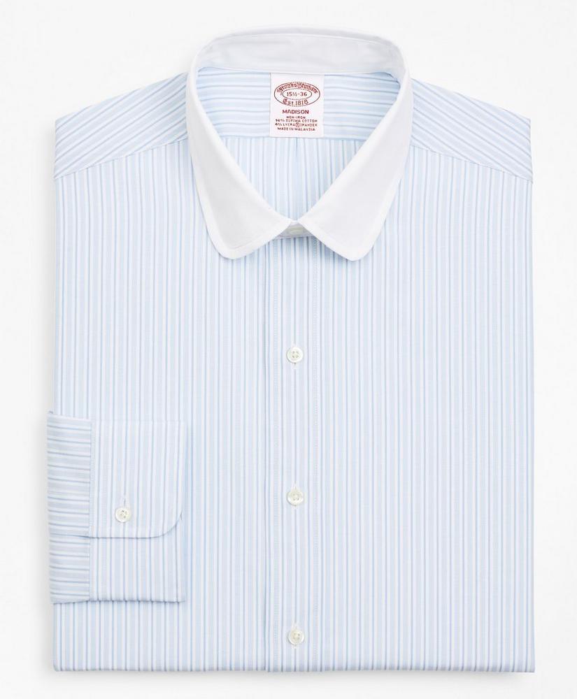 Stretch Madison Relaxed-Fit Dress Shirt, Stripe, image 4
