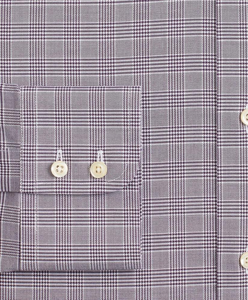 Madison Relaxed-Fit Dress Shirt, Non-Iron Royal Oxford Glen Plaid, image 3